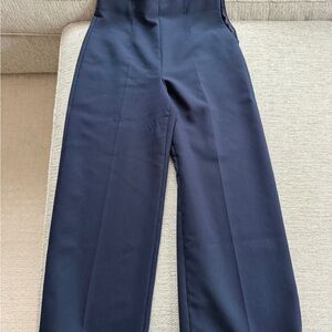 Zara Navy Wide Leg Women's Pants